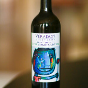 Véraison Vineyards Frantoio olive oil in a 750ml bottle